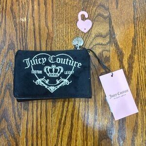 Juicy Couture Black and Pink Wallet